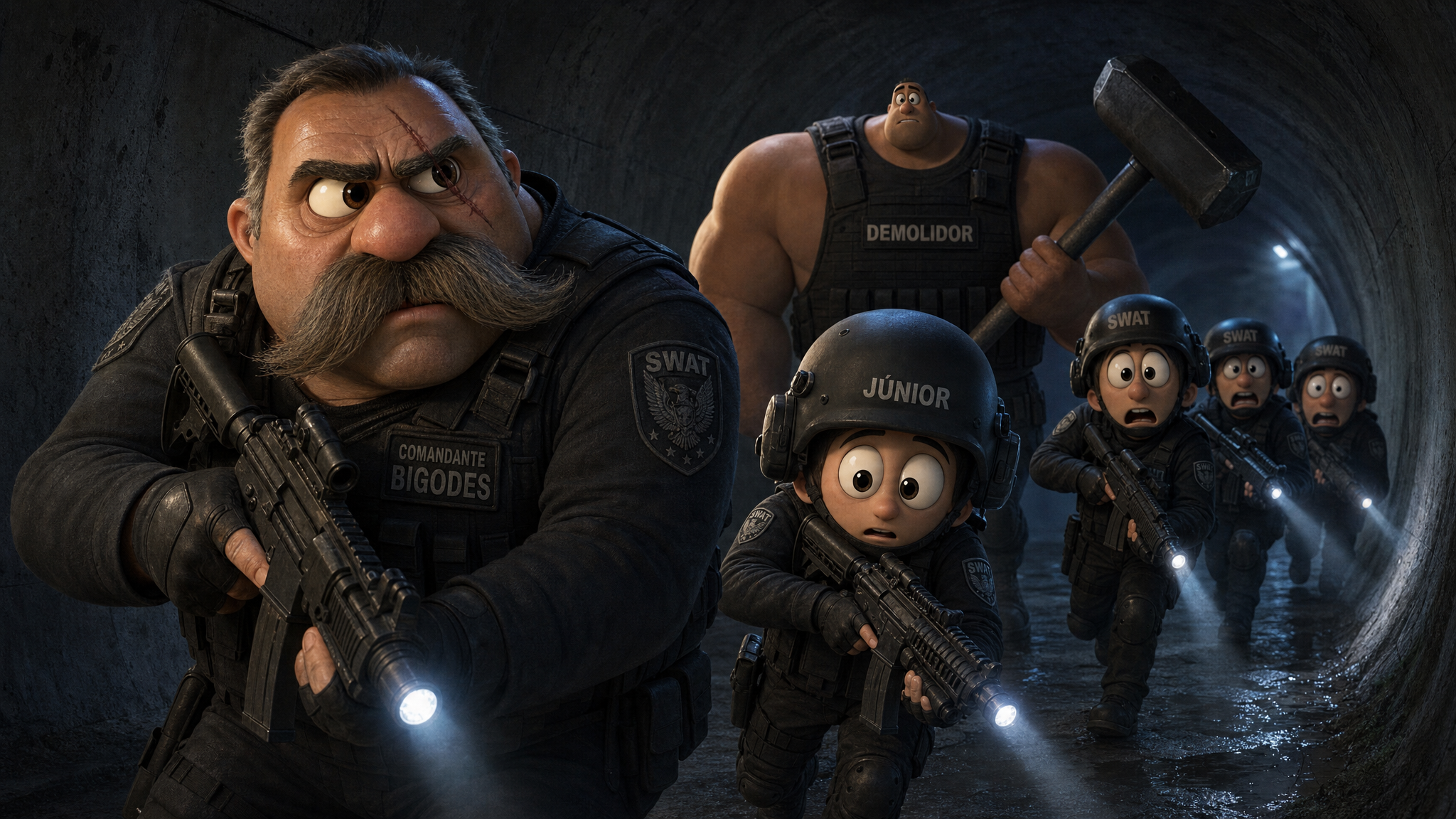 SWAT vs. Comandante Bigodes